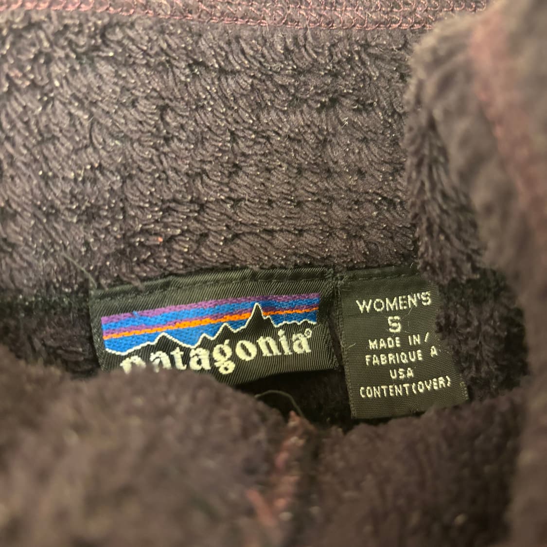 파타고니아 usa 블랙 플리스 집업 상품이미지3
