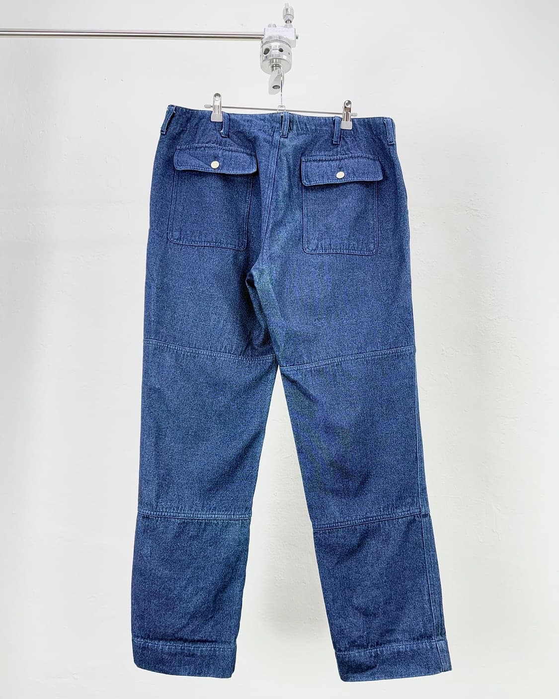 오리지널 마드라스 진청 디테일드 프렌치 데님 팬츠 상품이미지6