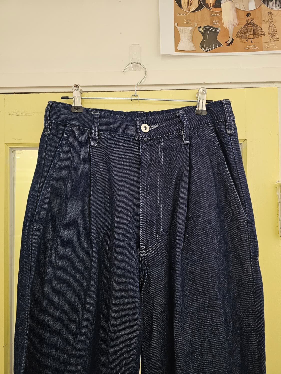 핀턱 생지 배기핏PT 상품이미지3