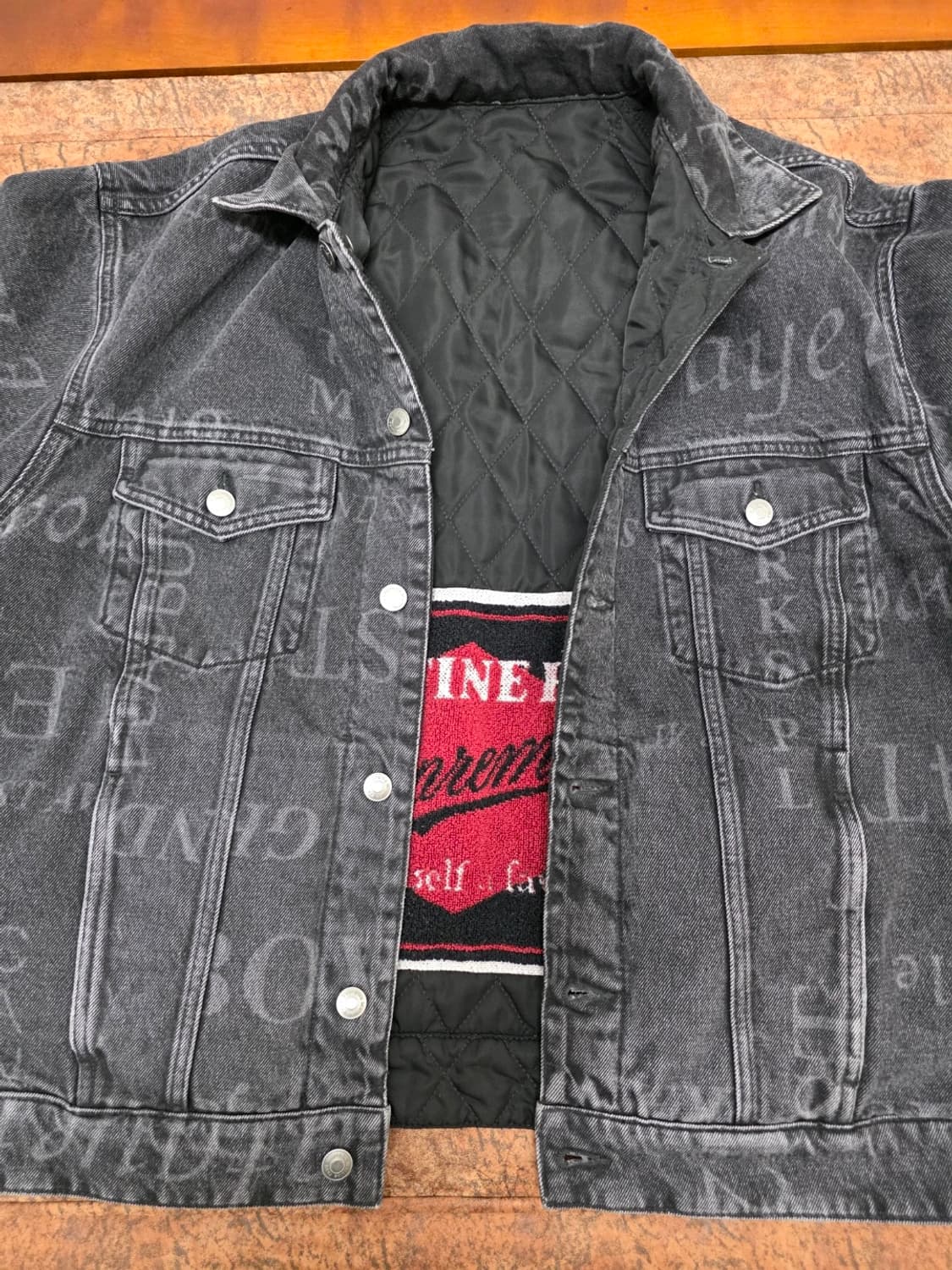 슈프림 x 마틴 로즈 24FW 리버시블 트러커 자켓 워시드 블랙 L 상품이미지3