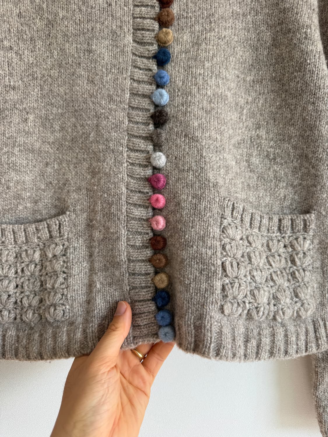 Pre owned 울 가디건 상품이미지3