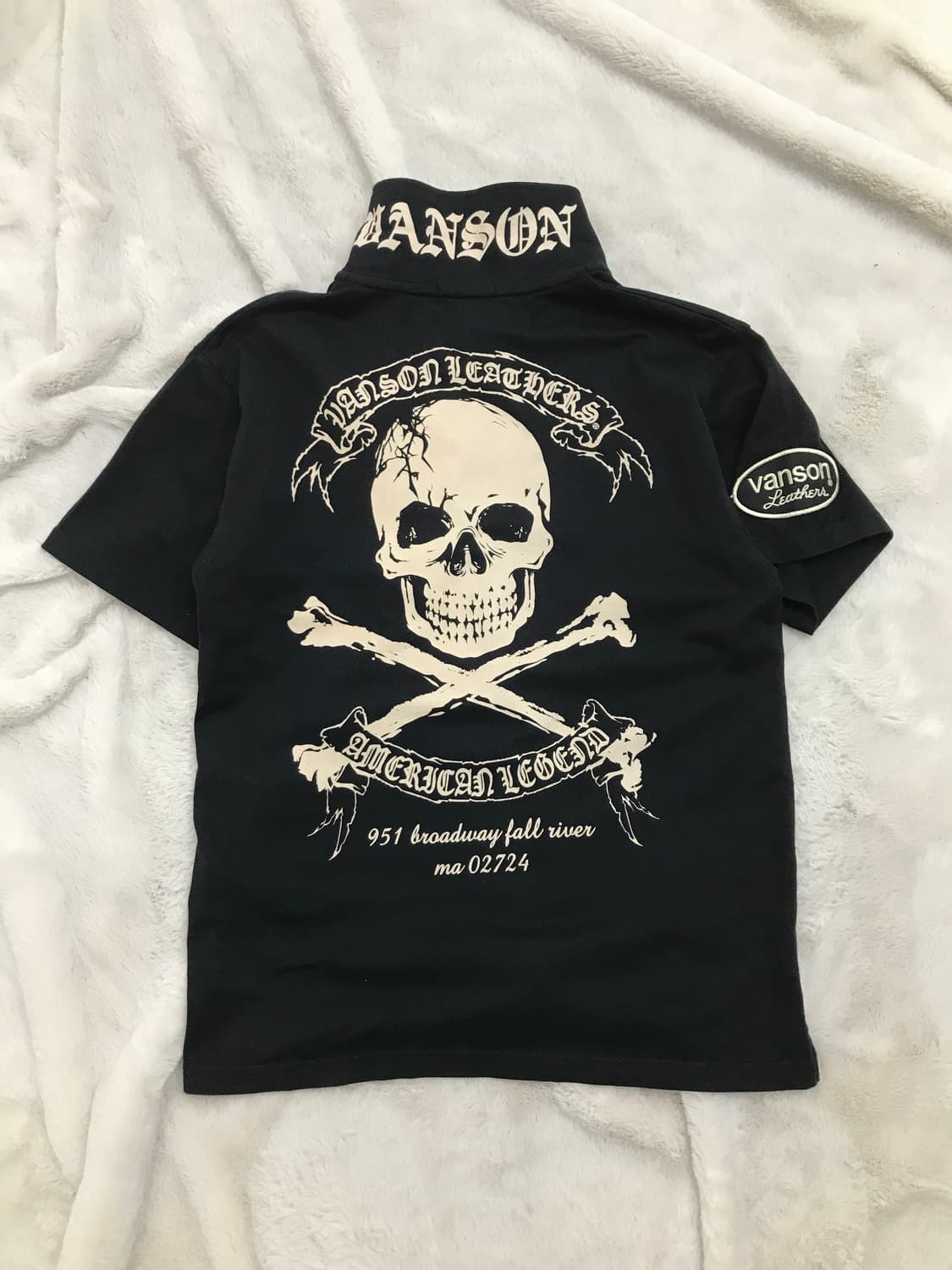 < Vanson Leathers Skull PK T-shirt > 상품이미지7
