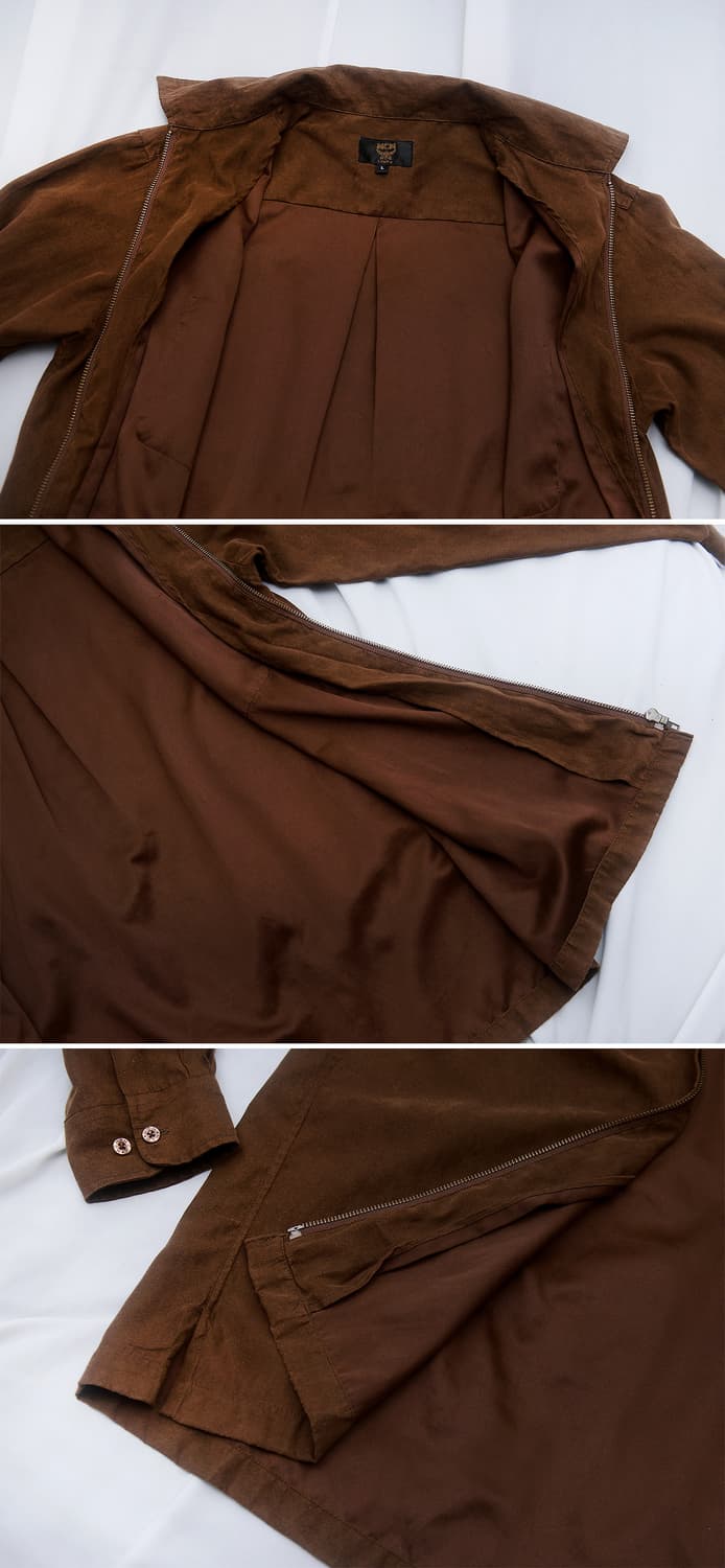 MCM 오리지널 벨벳 스웨이드 집업 셔츠 자켓 (95-100) 상품이미지7