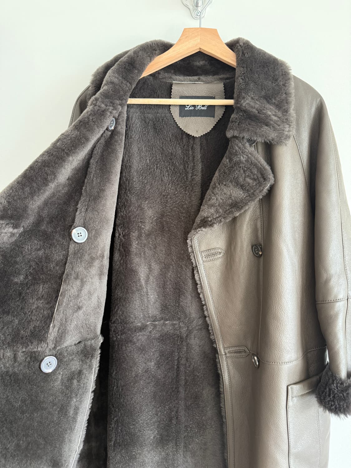 Pre owned 리얼무통 무스탕 코트(스페인레더) 상품이미지7