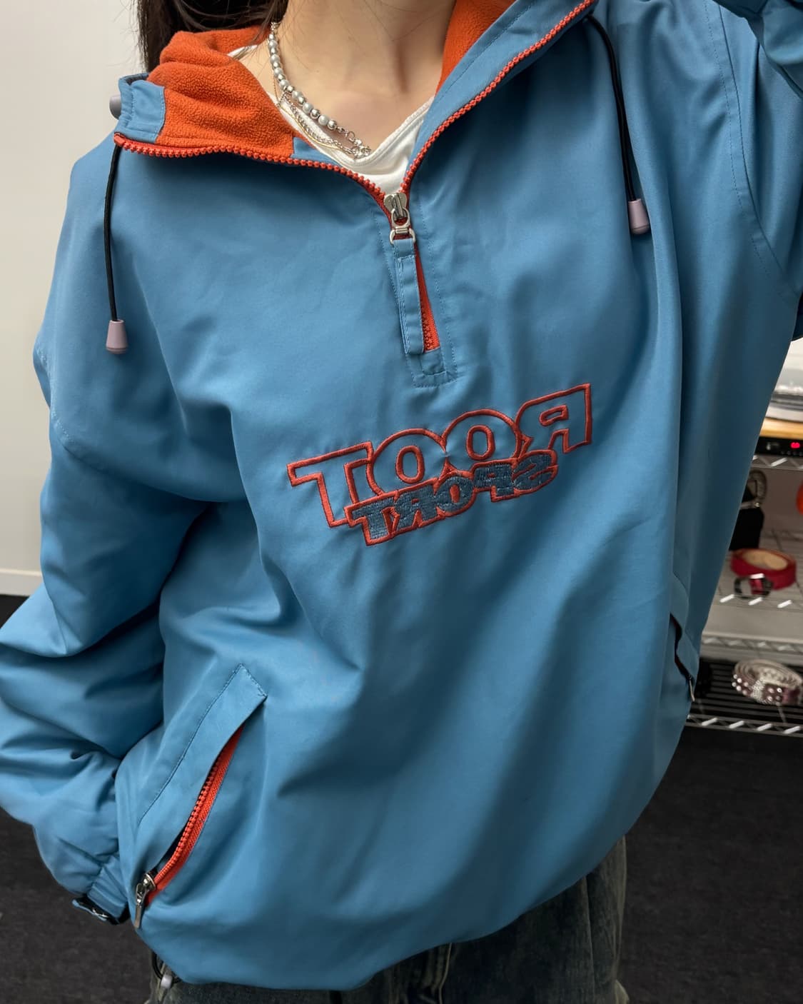 캐나다 루츠 00s 나일론 아노락 점퍼 상품이미지1