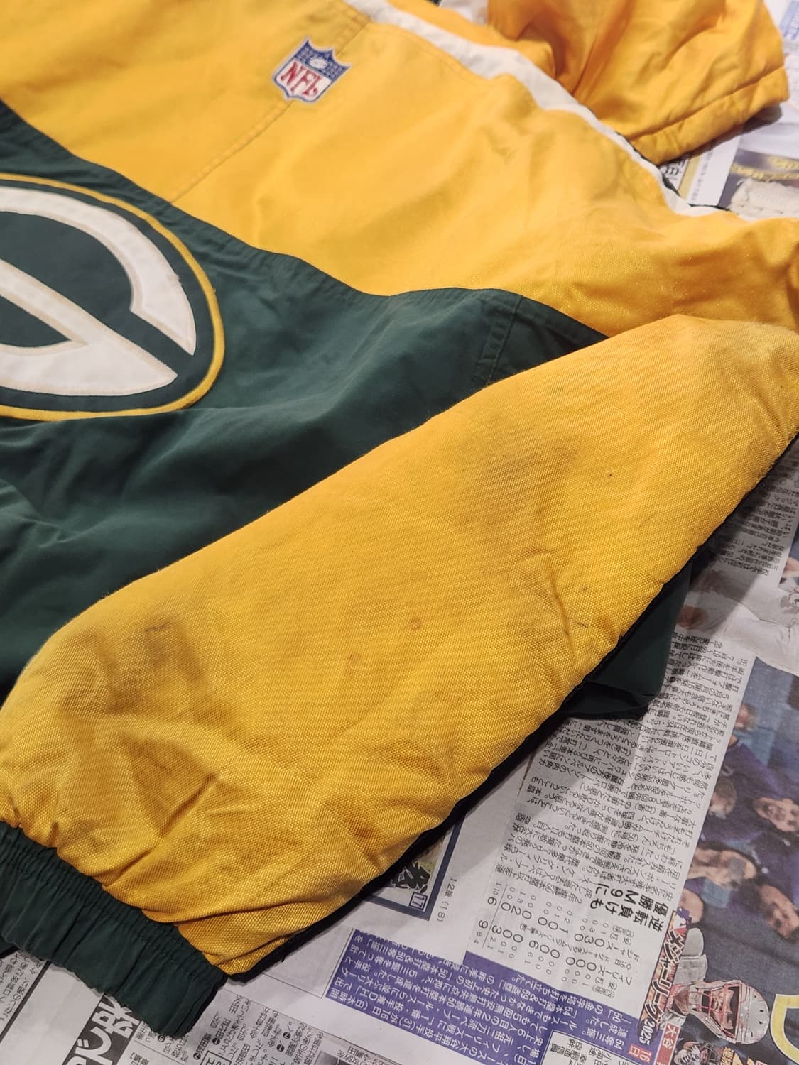 90's STARTER 그린베이 패커스 팀자켓 M 상품이미지9