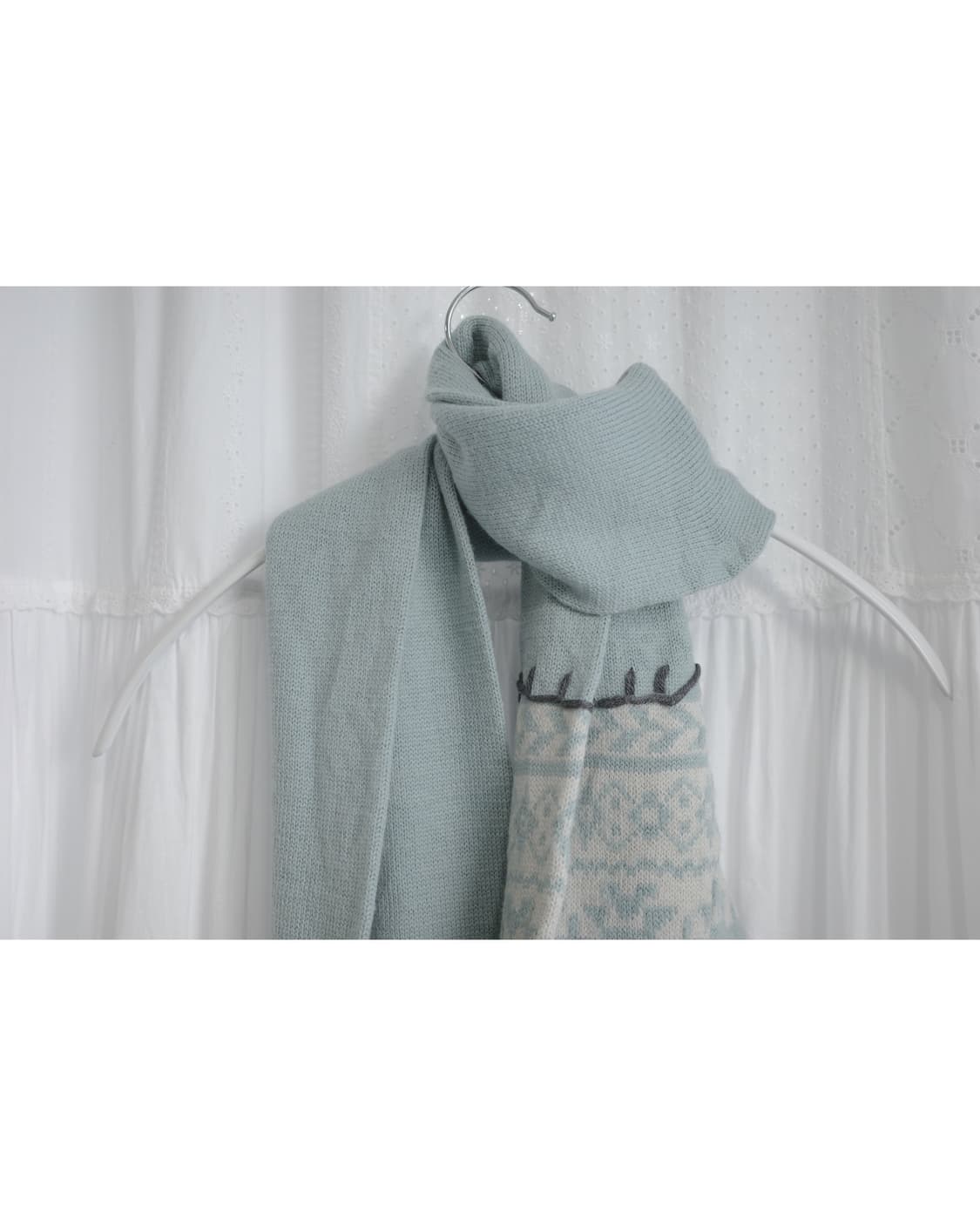 Mint handmade muffler 상품이미지3