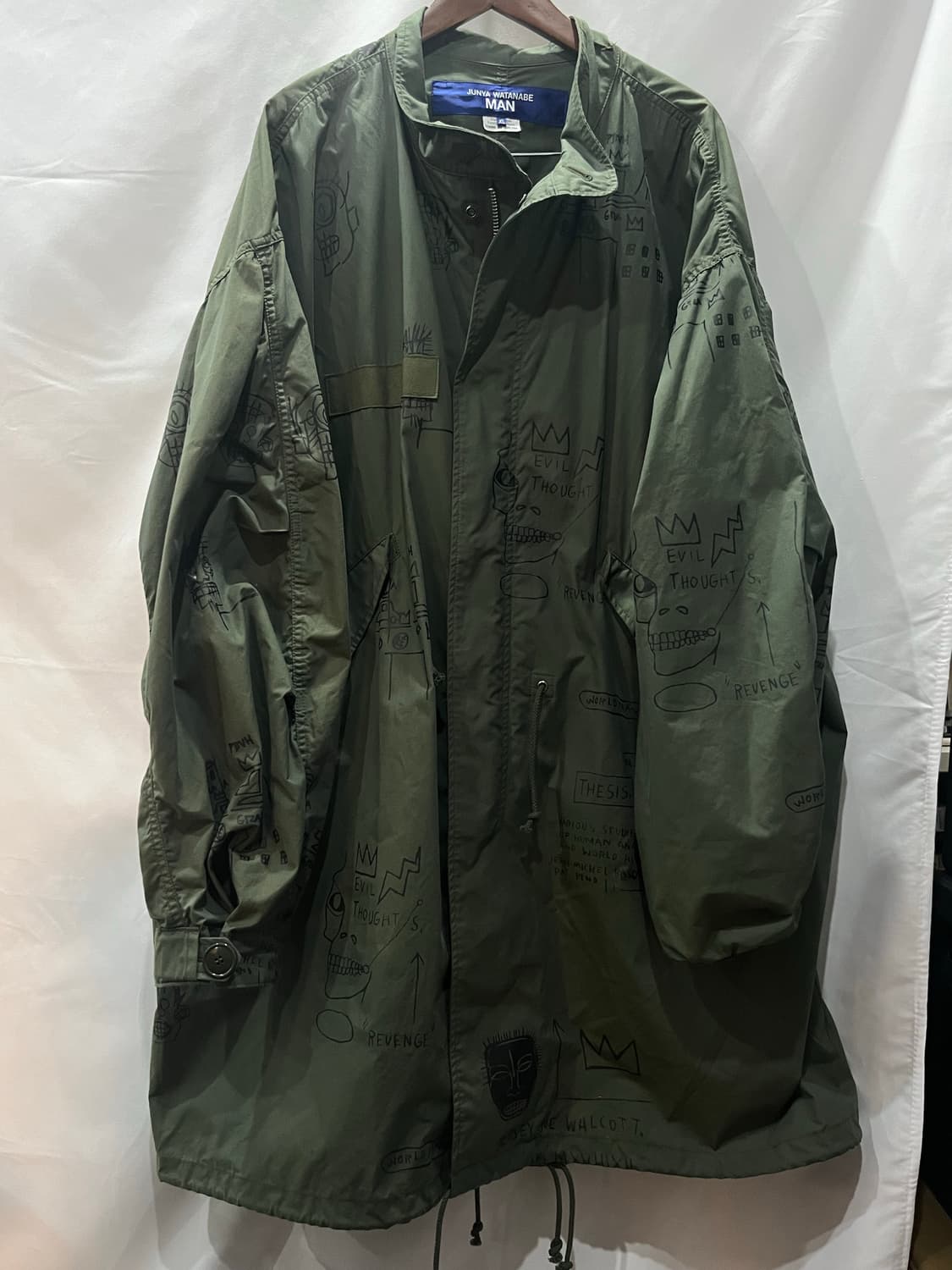 꼼데가르송 준야 와타나베 바스키아 야상 XL 상품이미지2