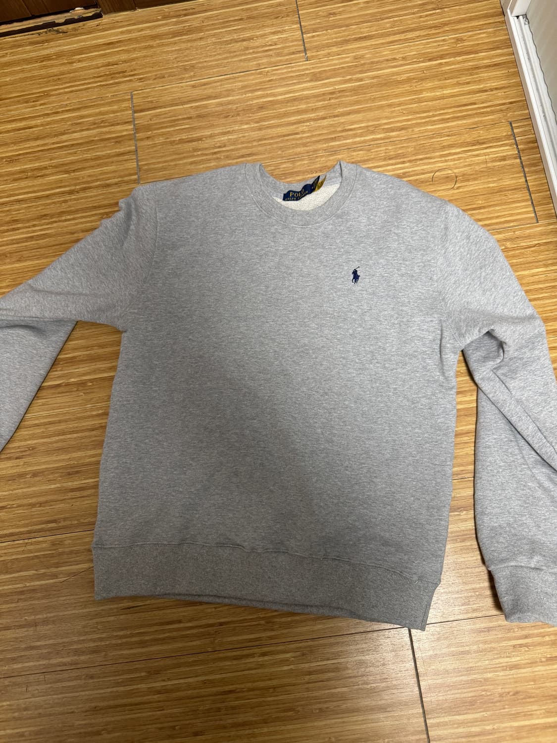 폴로 맨투맨 m 그레이 상품이미지1