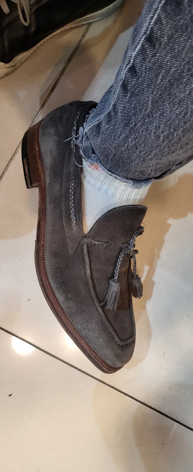 Enzo Bonafe 엔조 보나페 스웨이드 타슬 러퍼 265 상품이미지7