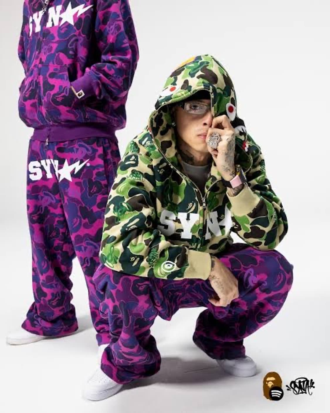 (새상품) 베이프 시나월드 스포티파이 센트럴씨 2XL 상품이미지2