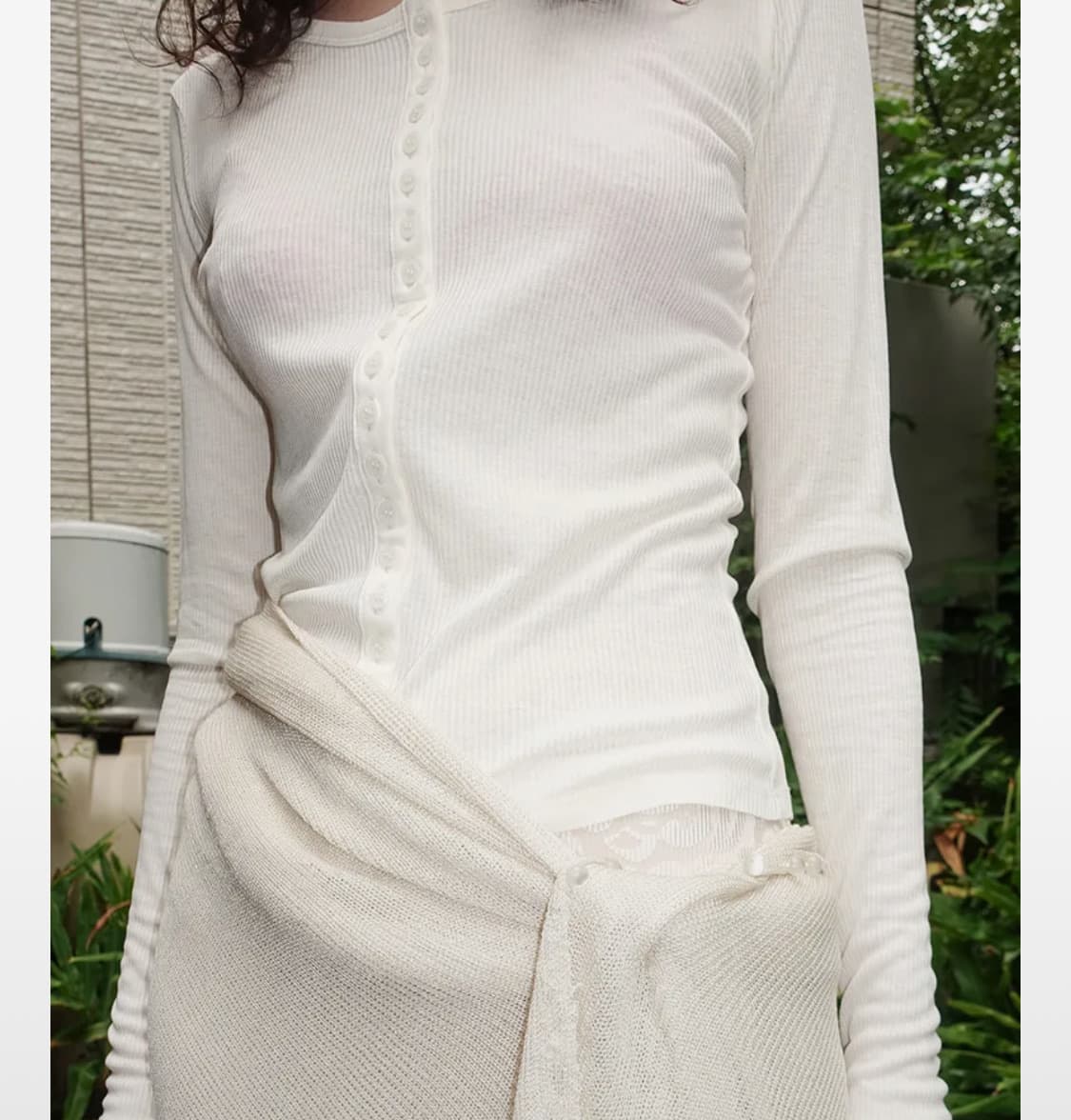 누아누 raia cardigan cream 라이아 가디건 크림 상품이미지2