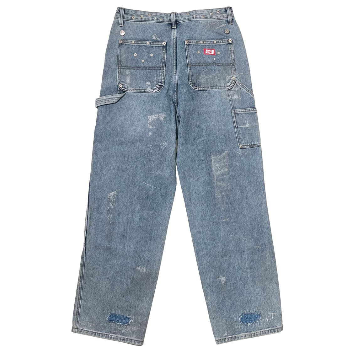 RESURRECITON 13 레저렉션13 더블니 데님팬츠 (M) 상품이미지2