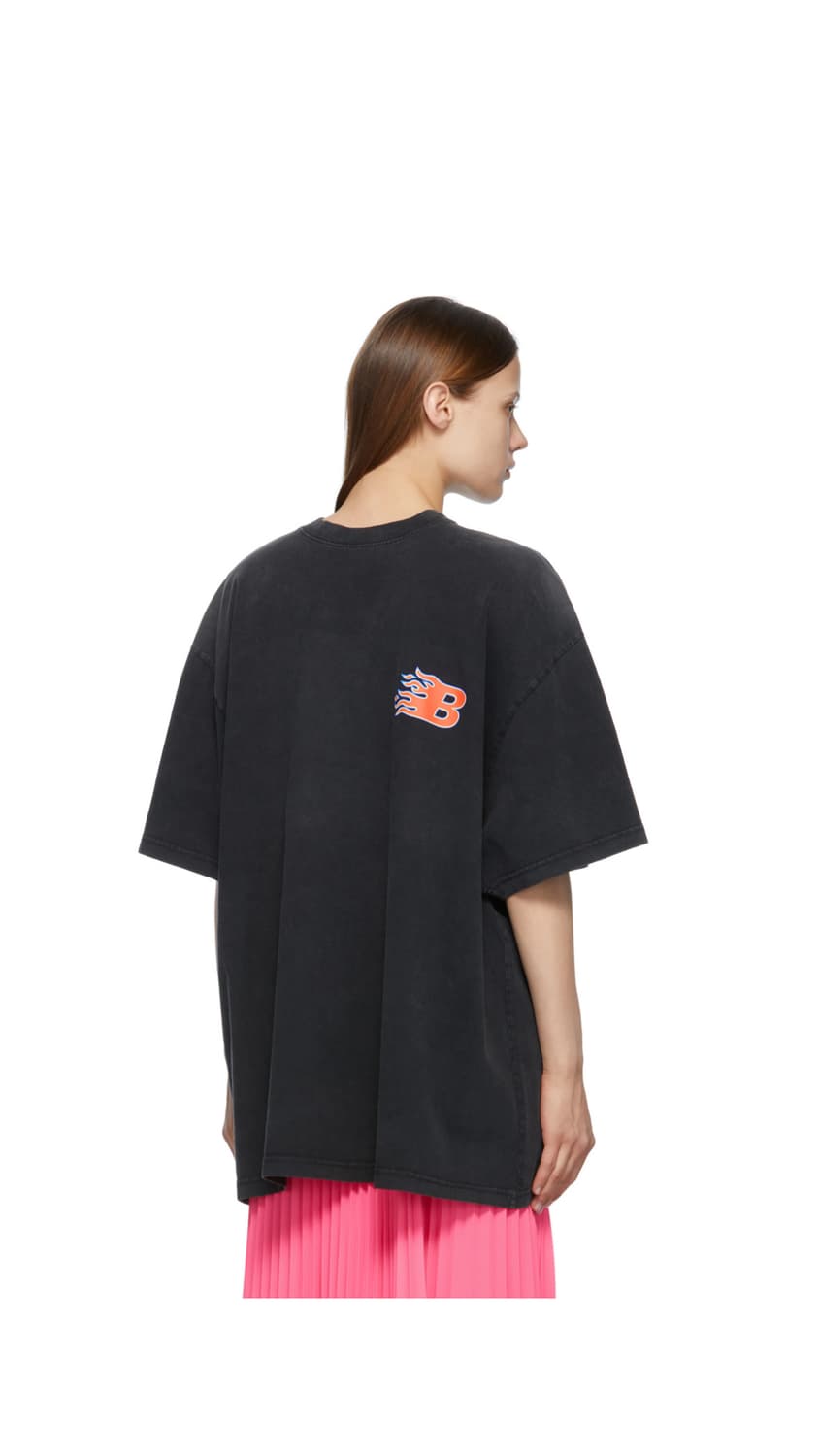 (M)발렌시아가 플레임 B로고 티셔츠 새상품 상품이미지3