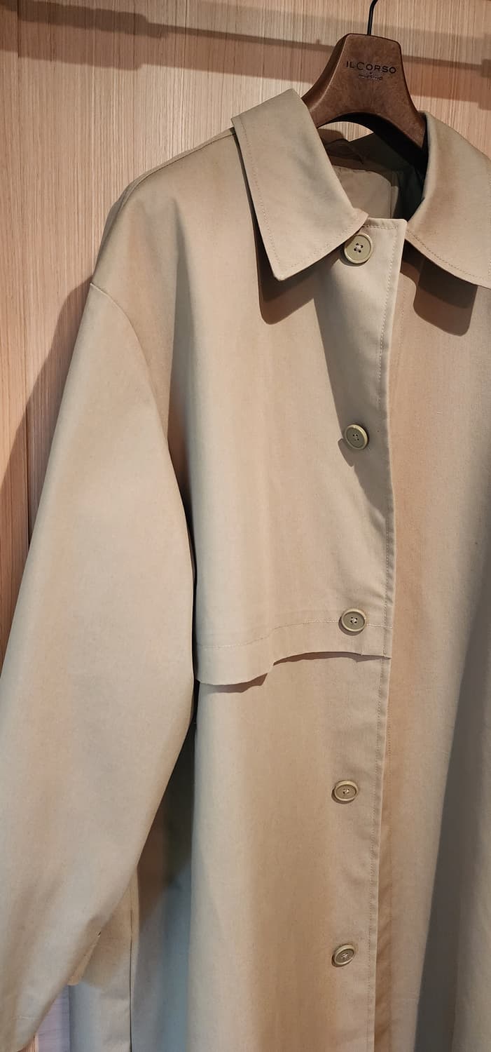 H&M 연그린 트렌치코트 XL 상품이미지4