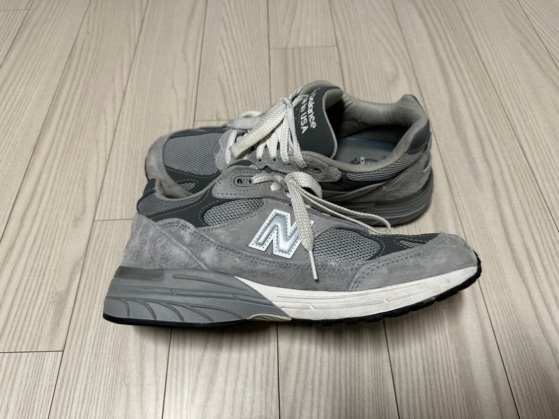 뉴발란스 993 메이드 인 USA 그레이 D 스탠다드 US8(260) 상품이미지3