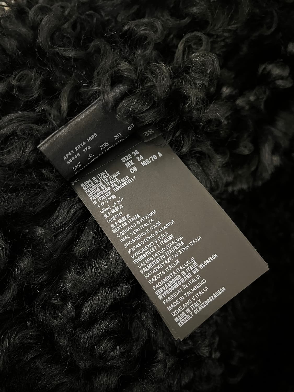 프라다 2014FW 런웨이 램스퍼 시어링 무스탕 코트 상품이미지6