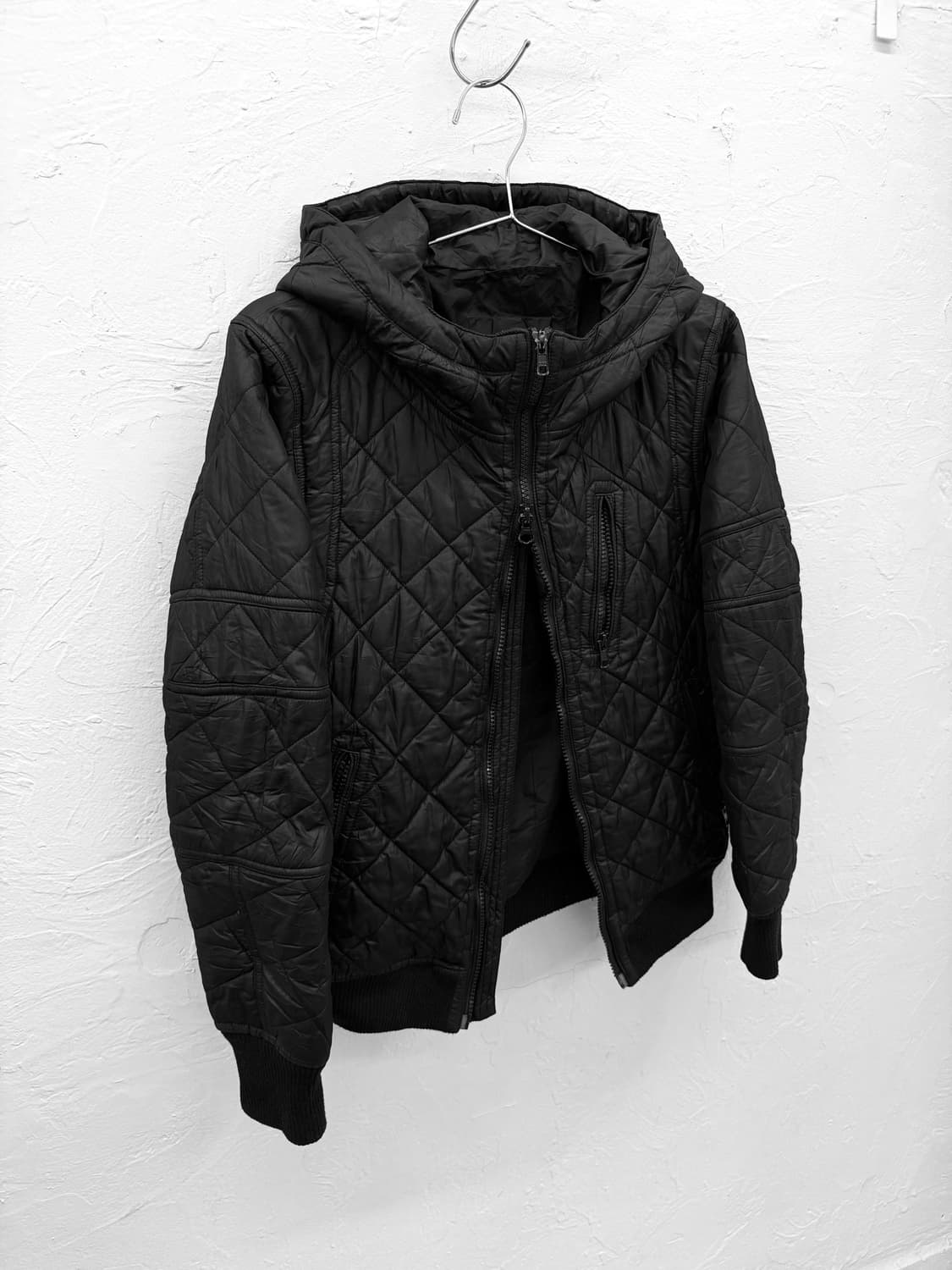 american rag cie 퀄팅 후드 점퍼 상품이미지4