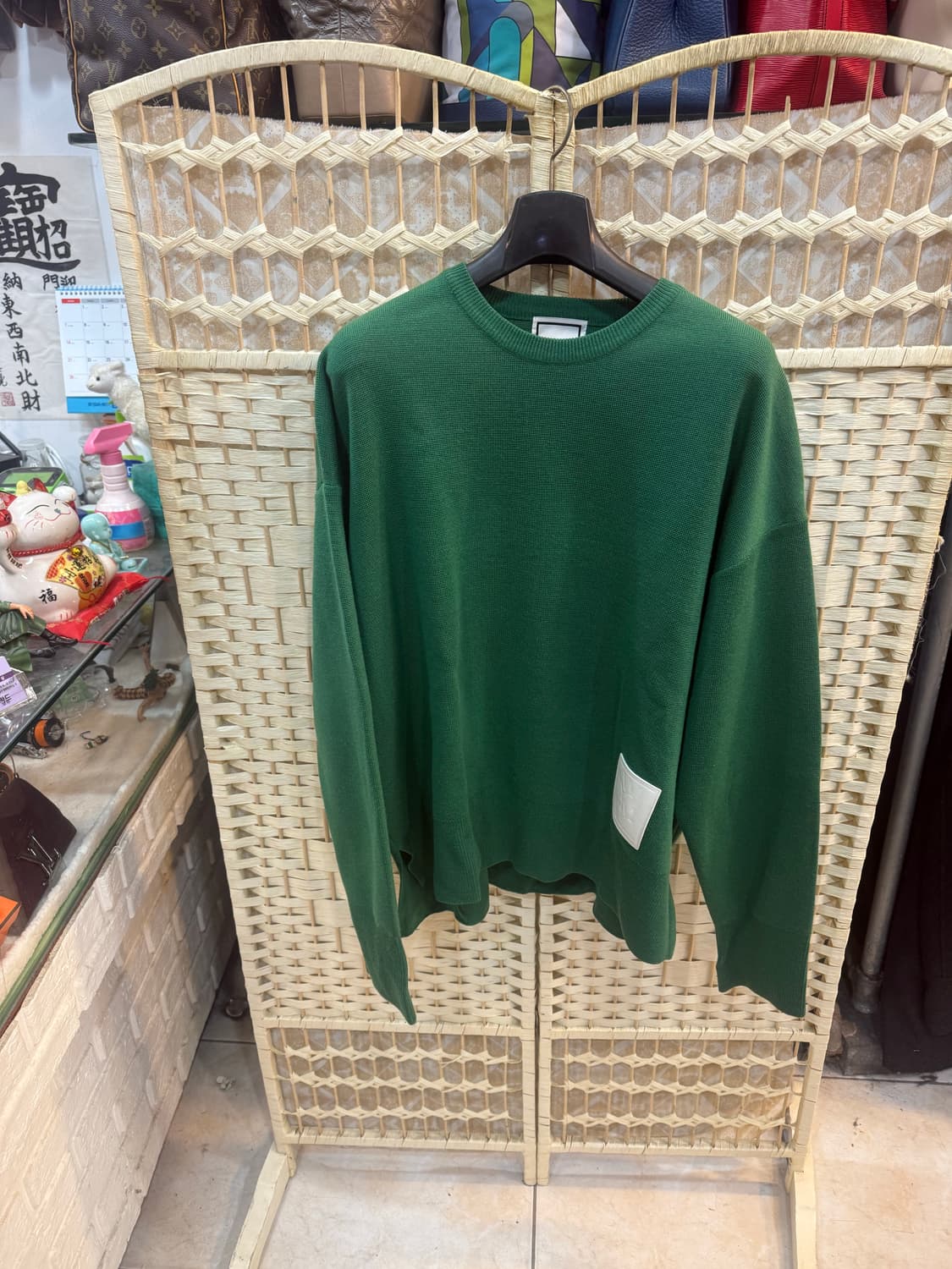 46/100 정품 우영미 패치 절개 니트 팝니다 상품이미지1