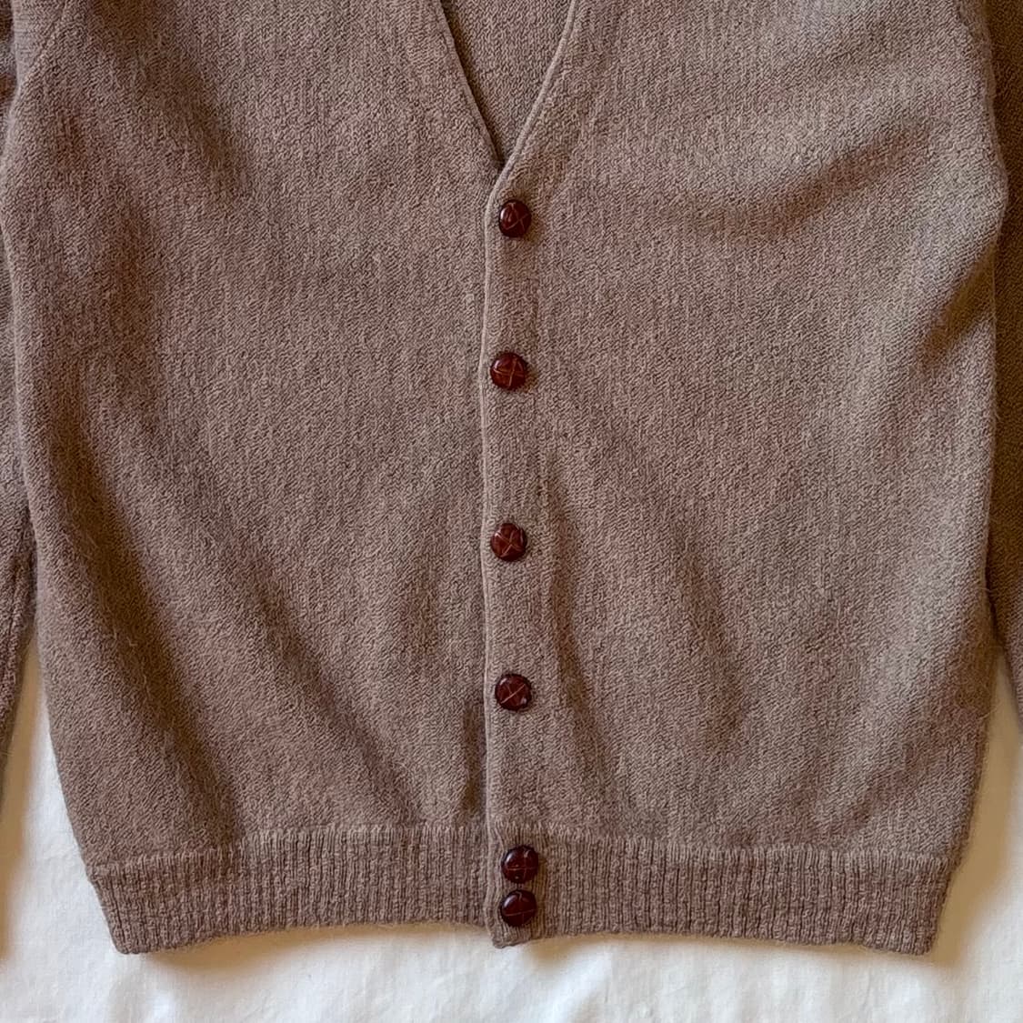 [102-105] 90s L.L.Bean 알파카 100 니트 가디건 상품이미지4