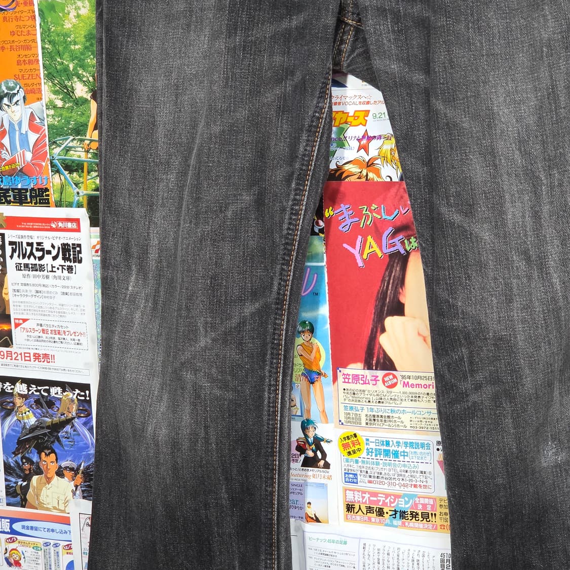 JPN 랭글러 스웨이드 포켓 웨스턴 그레이 데님 팬츠  상품이미지7