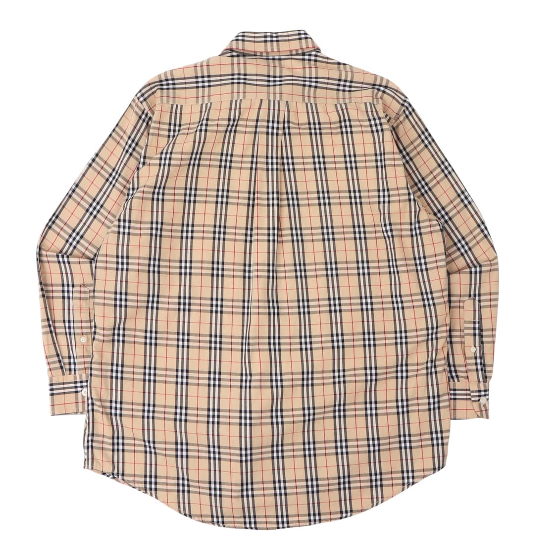 버버리 런던 베이지 노바체크 셔츠 상품이미지4