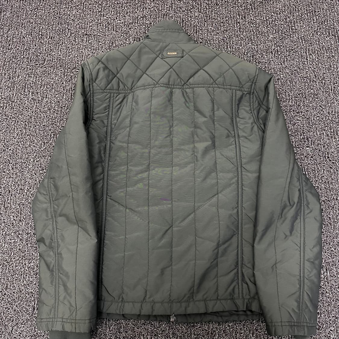 GUESS 게스 퀄팅 패딩 야상 점퍼 카키 L 상품이미지5