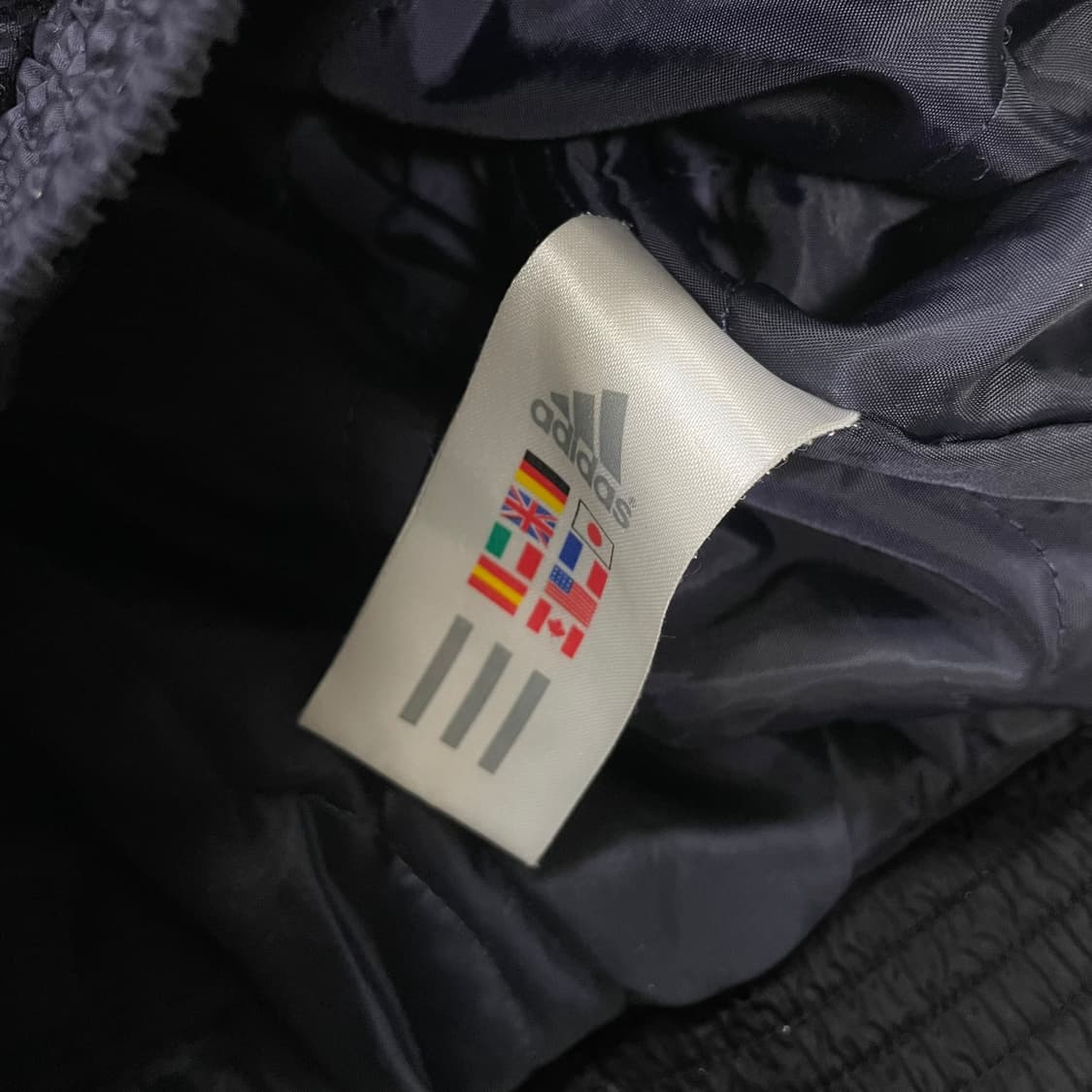 아디다스 올드스쿨 후드 점퍼 네이비 상품이미지5