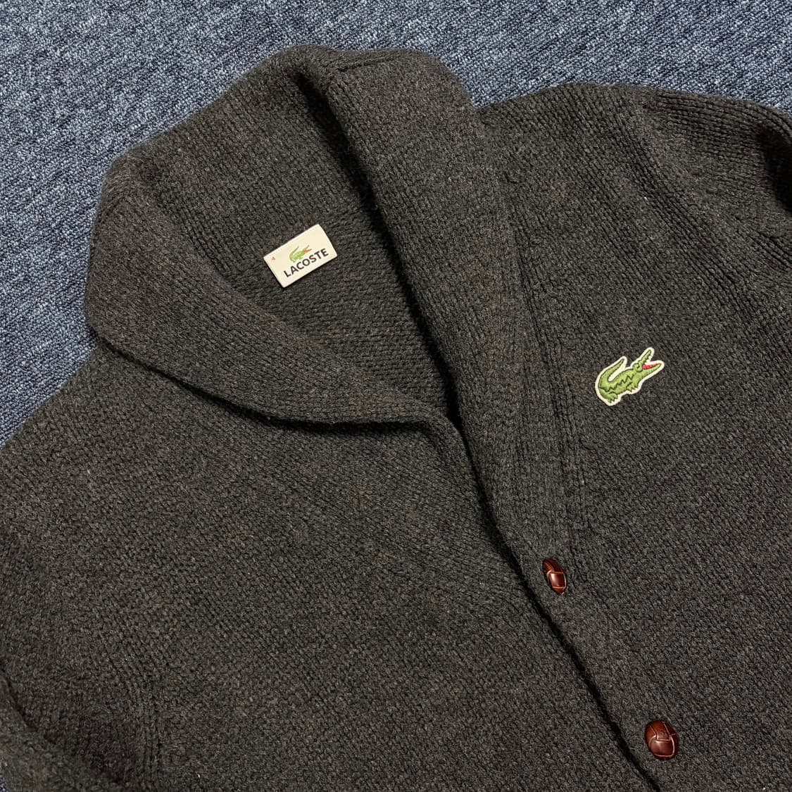 라코스테 숄카라 니트 가디건 상품이미지3