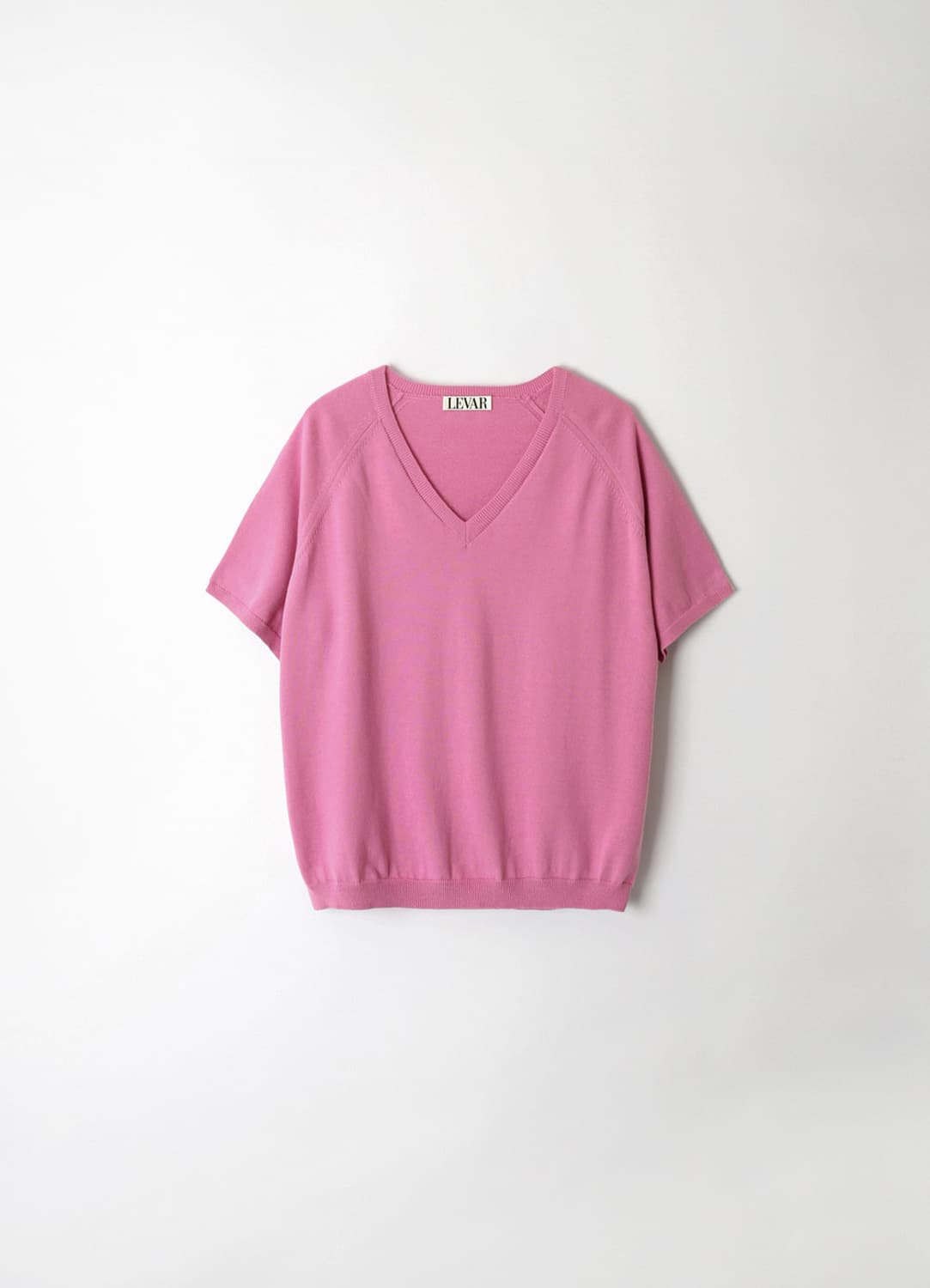 르바(LEVAR) Fresh Cotton V-Neck Knit 상품이미지2