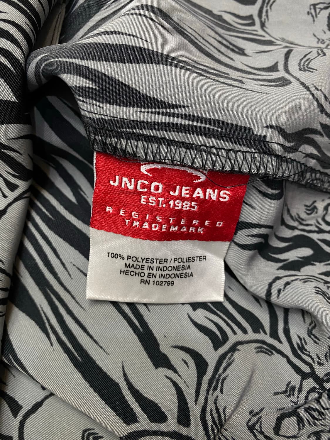 90’S JNCO JEANS 풀 프린팅 하와이안 셔츠 상품이미지5