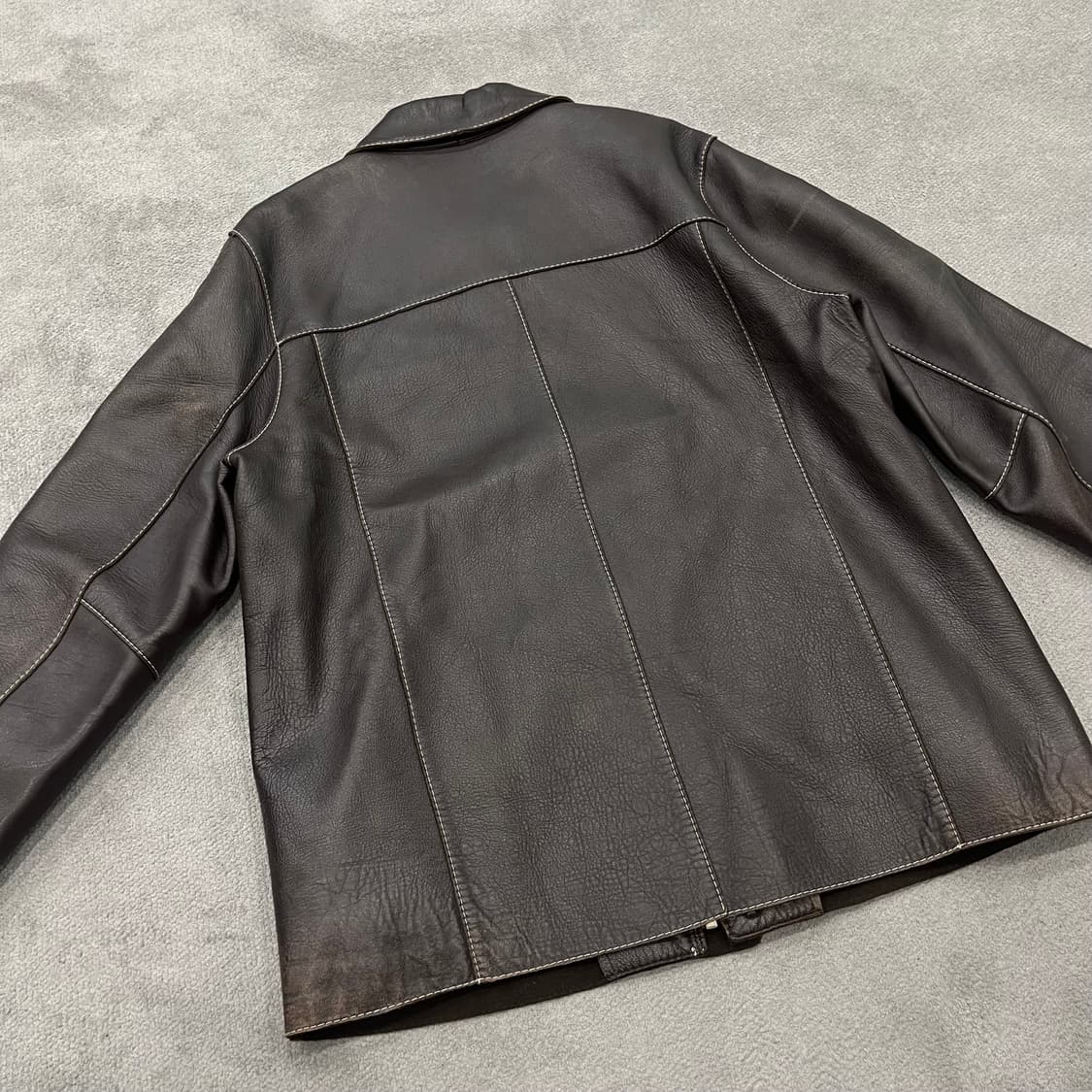 100 Gold-AD 양가죽 레더 자켓 상품이미지4