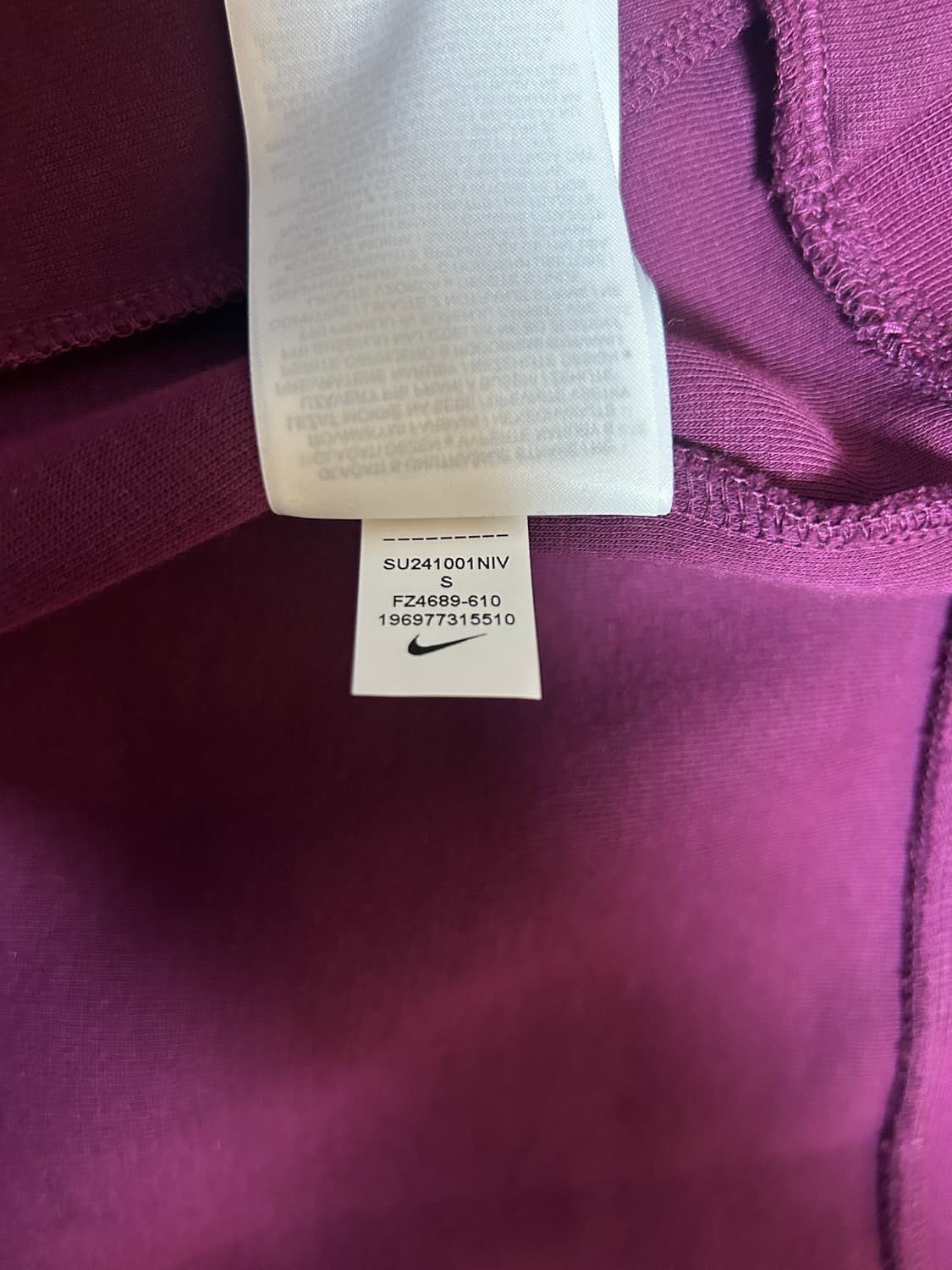 나이키 파리생제르망 테크 플리스 후드 세트 테크팩 상품이미지5