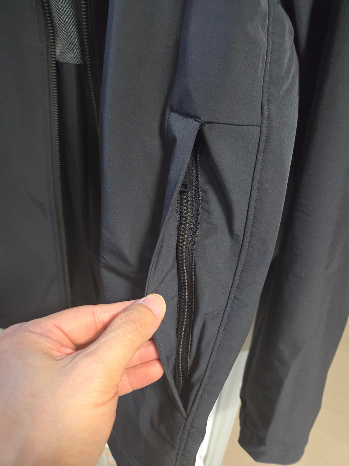 [M] 띠어리 네오테릭 자켓 (다크네이비/차콜) 상품이미지4