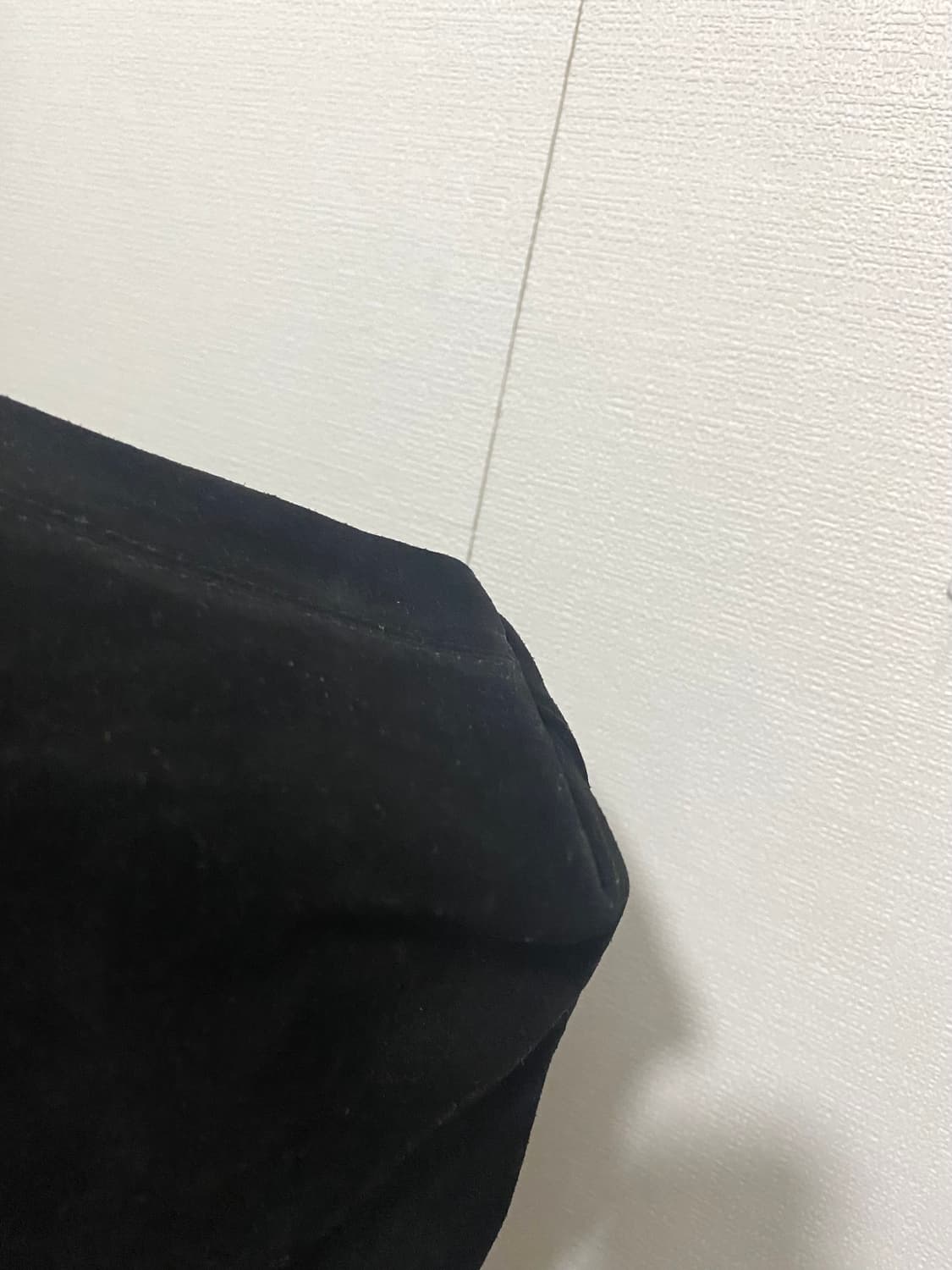 포레토 스웨이드 쇼퍼백 블랙  상품이미지6