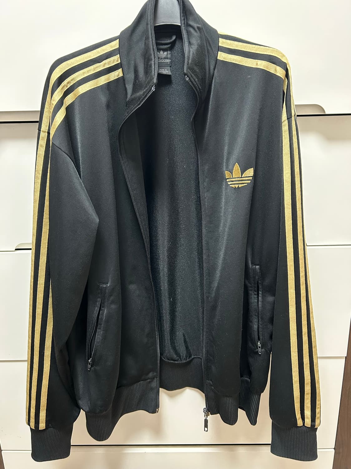 아디다스 져지 트랙탑 100 검골 검금 상품이미지1