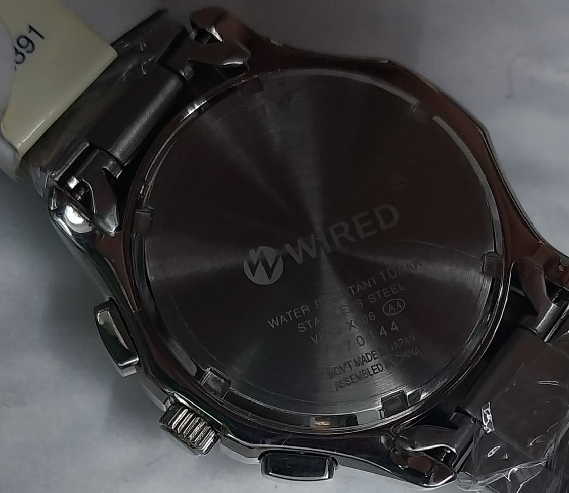 (새상품) seiko 와이어드 크로노그래프 메탈 시계 상품이미지7