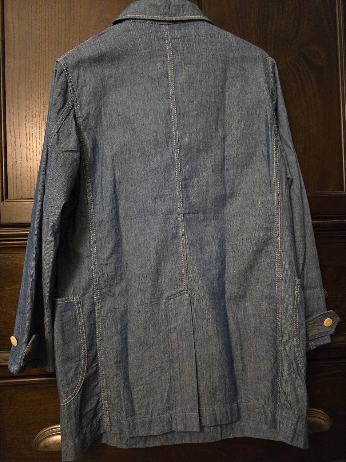 KATO 카토 데님코트 M사이즈입니다. 상품이미지3