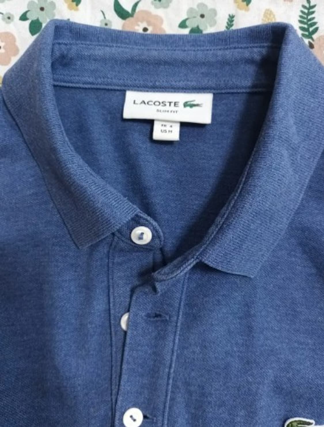 라코스테 블루카라티셔츠 175/92A. M사이즈 상품이미지4