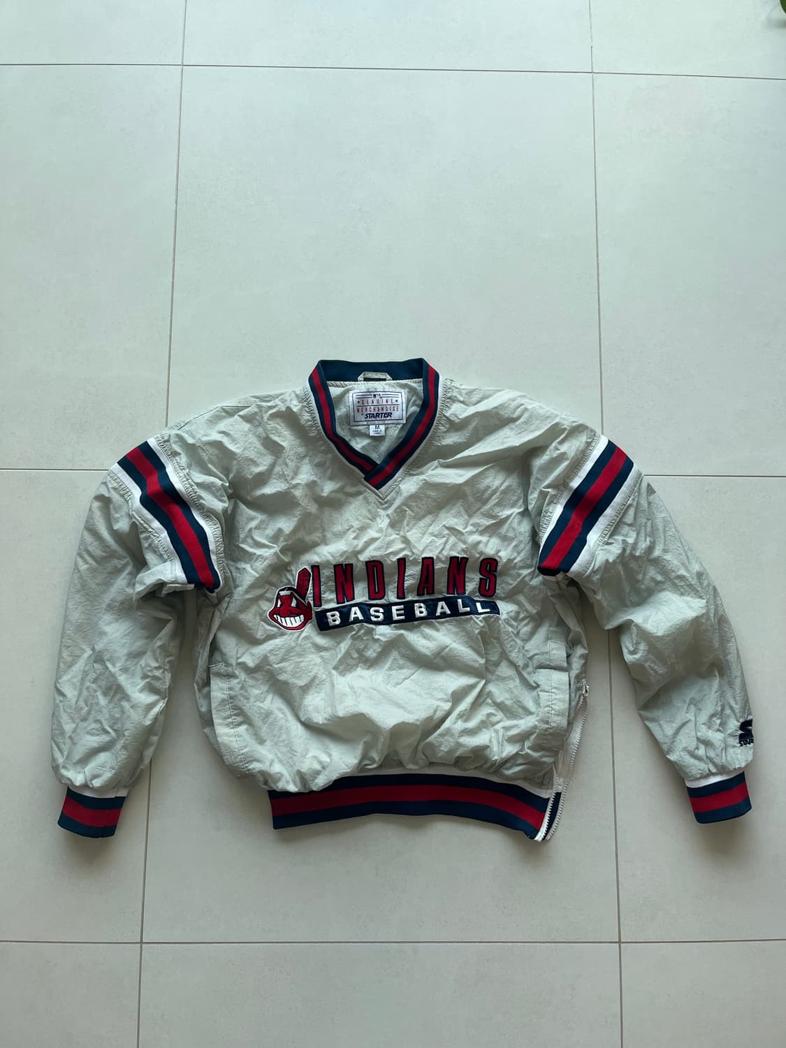 Starter MLB Indians 브이넥 웜업자켓 상품이미지1
