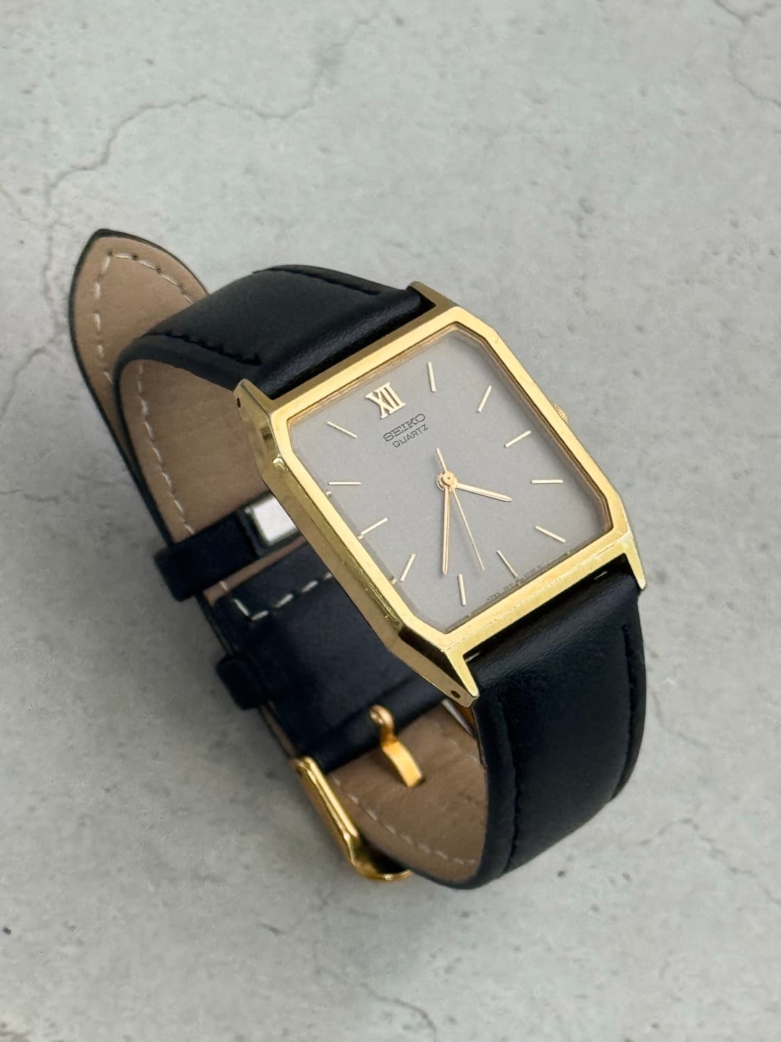 80s 빈티지 세이코 탱크 쿼츠 상품이미지5