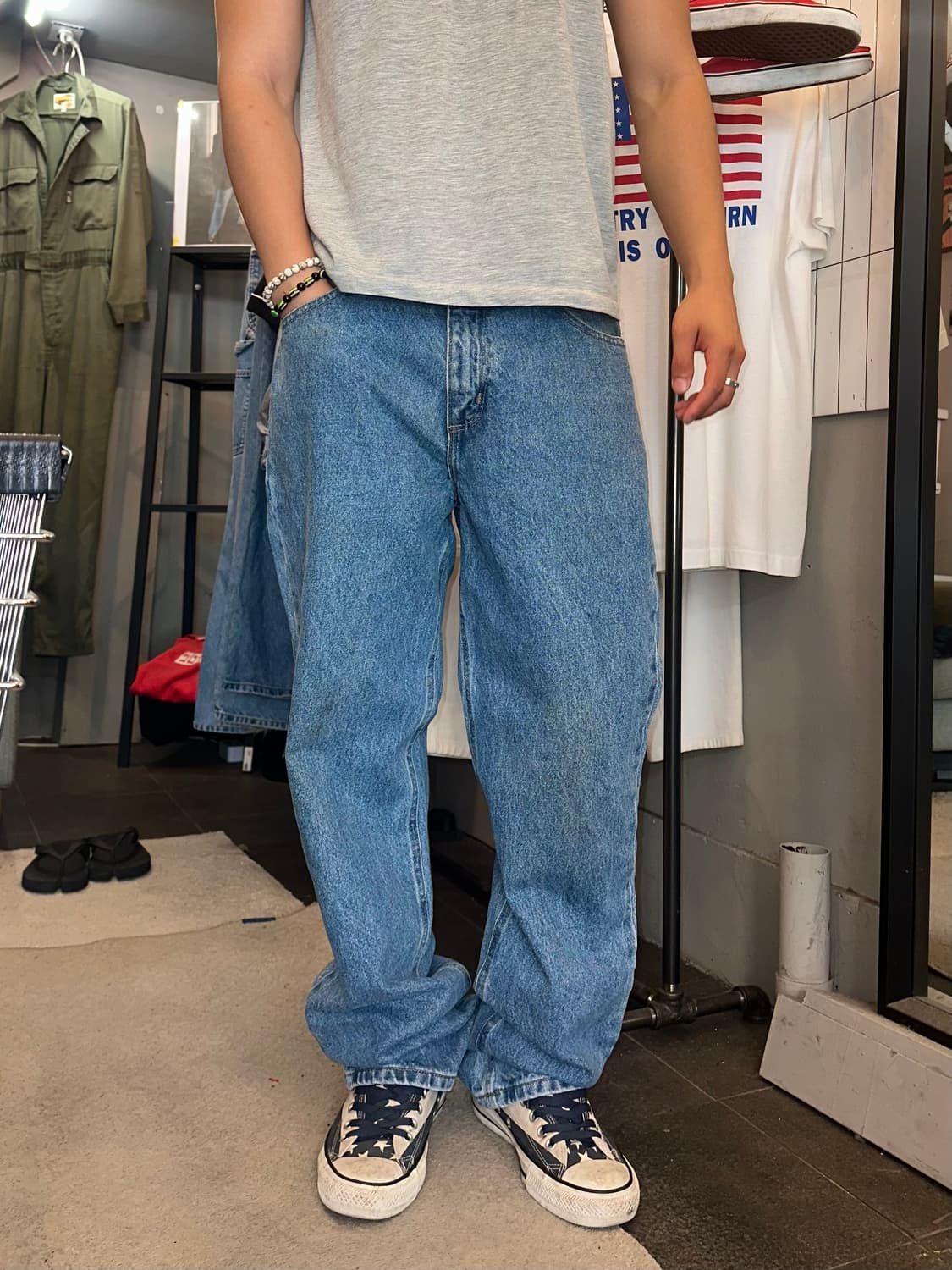 00’s Carhartt washed medium denim pants 상품이미지2