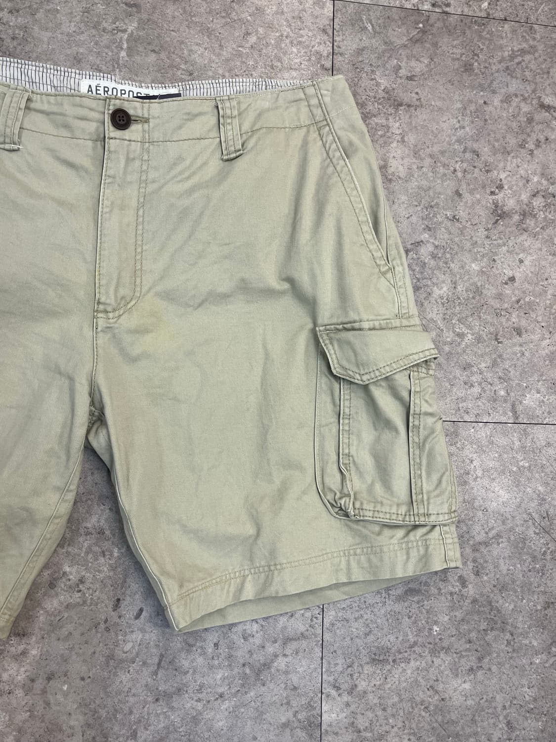 빈티지 카고 하프 팬츠 베이지 40 #csz3579 상품이미지4