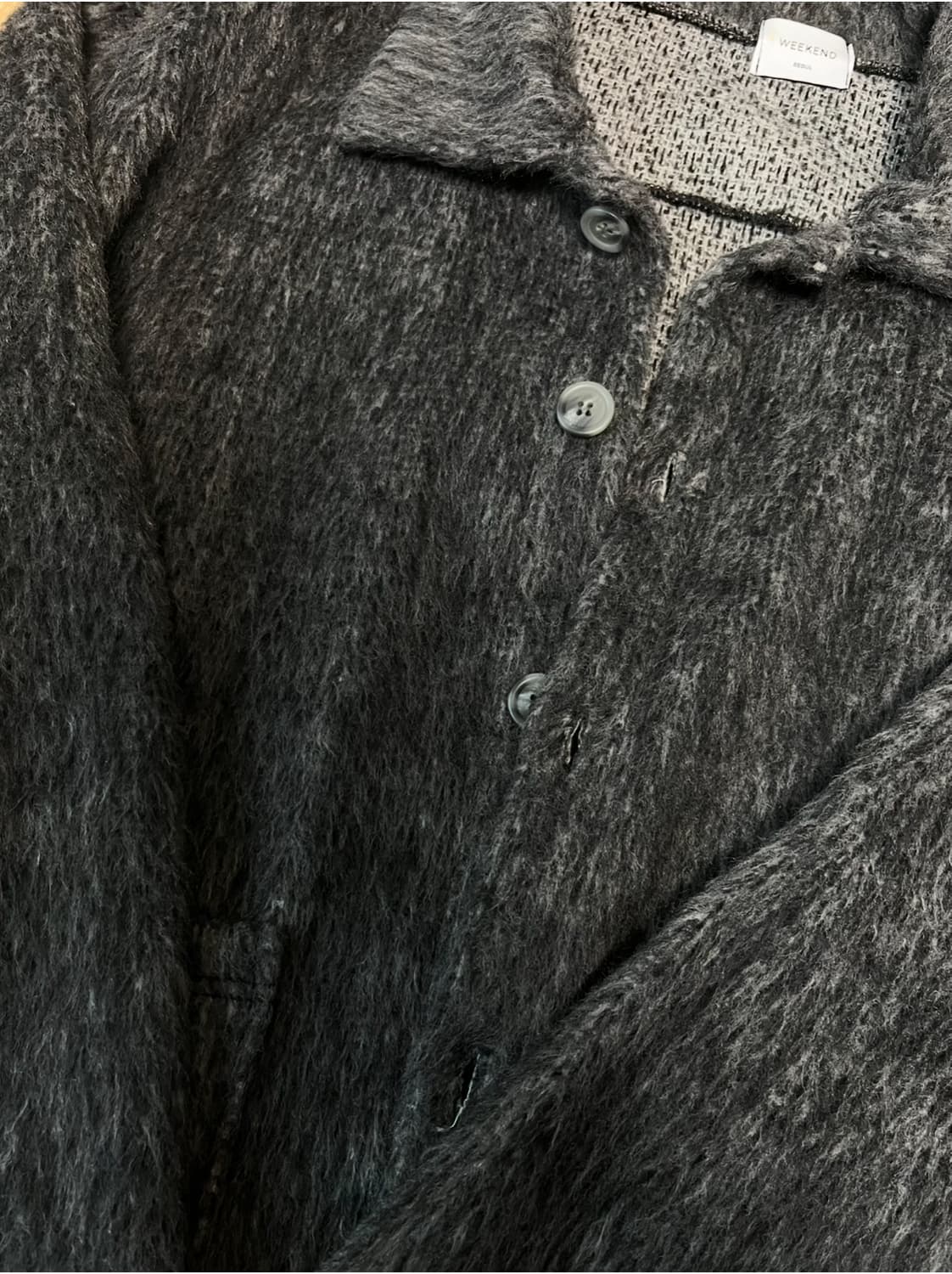 빈티지 모헤어 가디건 상품이미지2