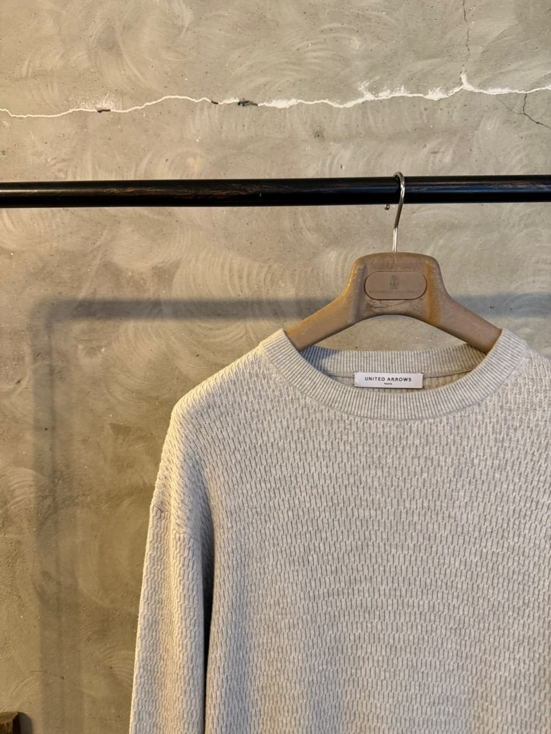 유나이티드 애로우 도쿄 크루넥 니트 100 상품이미지2