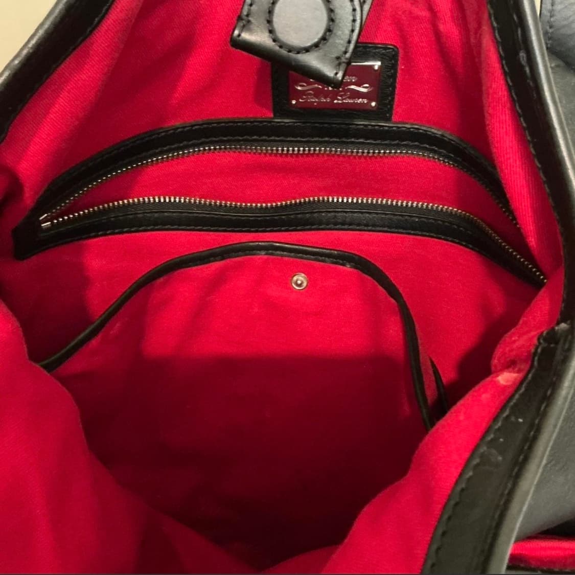 폴로 랄프로렌 빈티지 레더 숄더백 상품이미지5