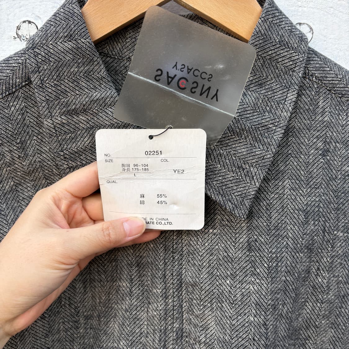Ysaccs 요지야마모토 반팔 집업 셔츠 (새상품) 상품이미지5