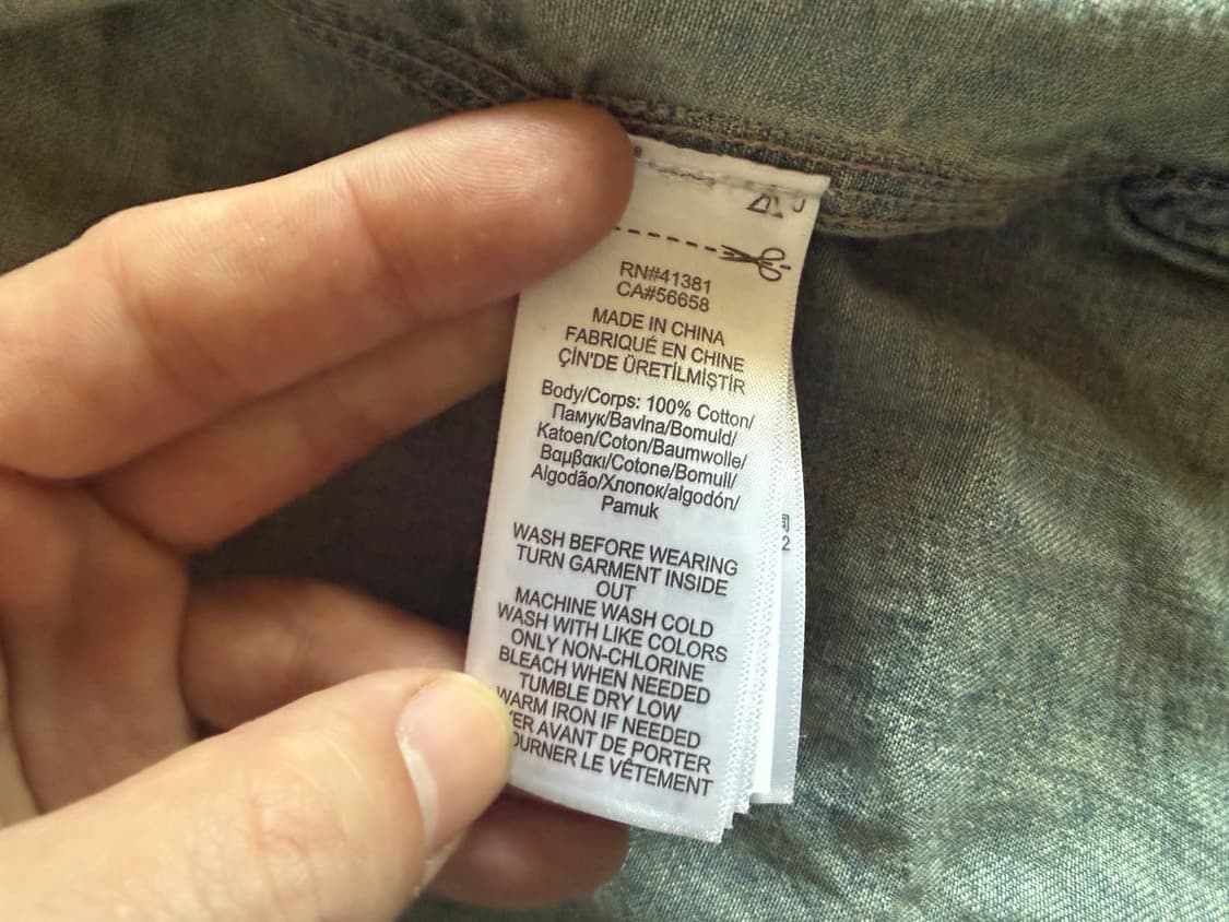 RRL 인디고 데님 워크 셔츠 상품이미지8