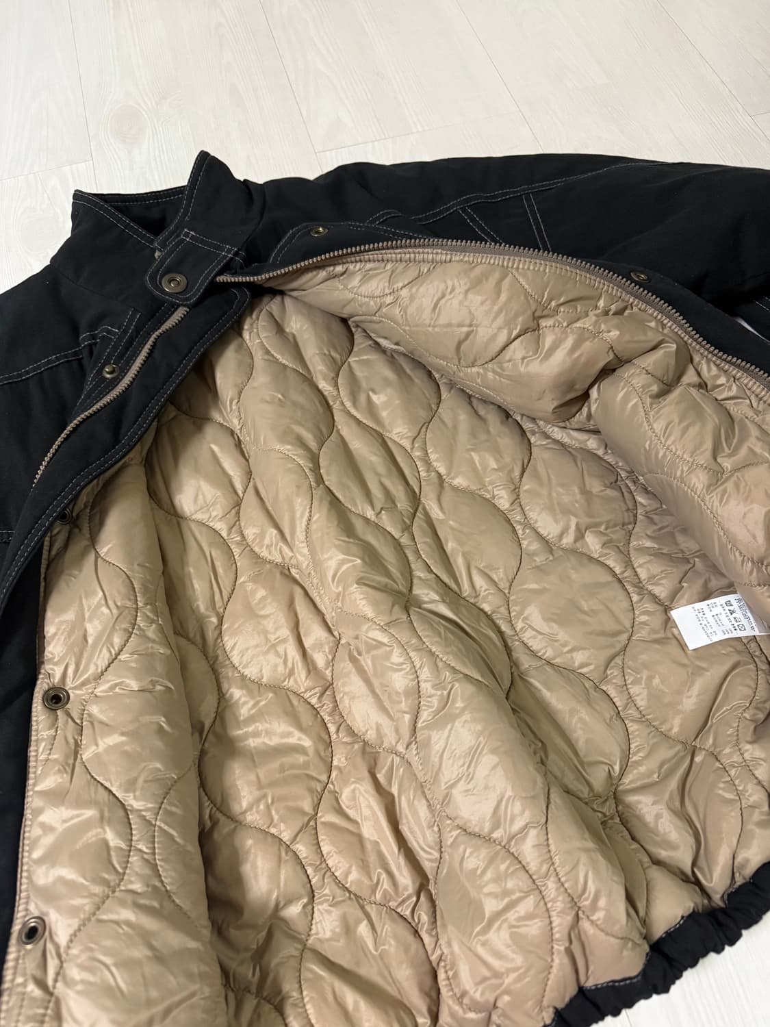 스컬프터 누빔 집업 자켓 상품이미지4