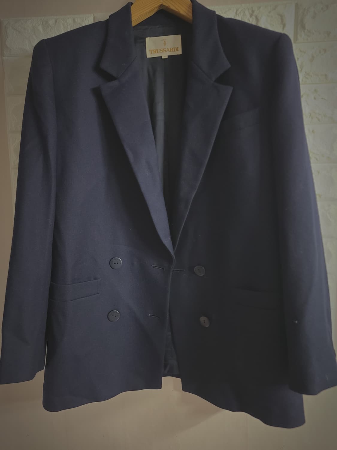 트루사르디 네이비 더블 버튼 자켓 상품이미지5